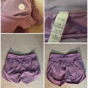 Lululemon size 2 tall hotty hot shorts worn